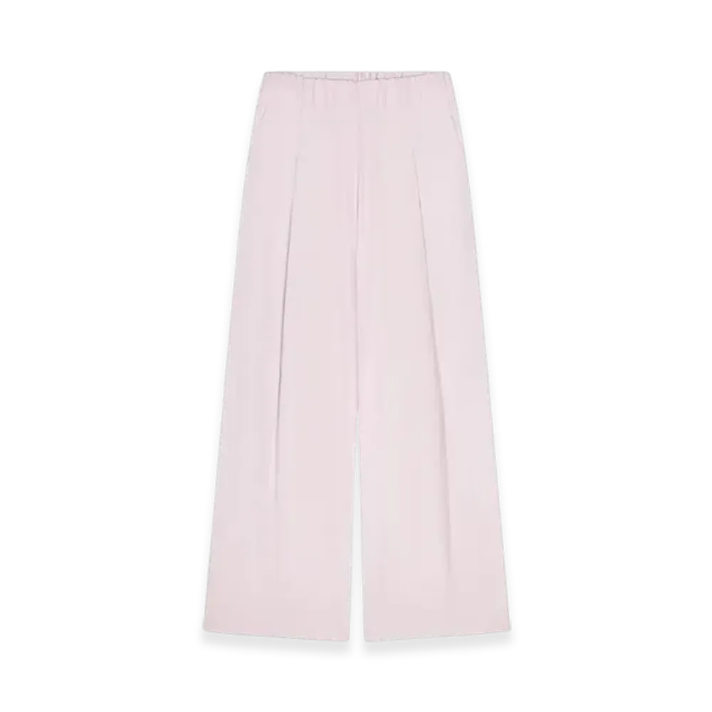 DRIES VAN NOTEN Women's Wide Pleated Pants "Lilac"