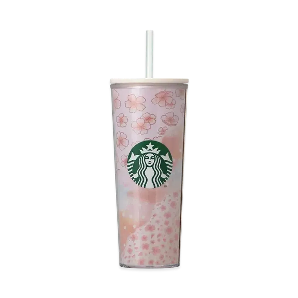 STARBUCKS SAKURA2025 Cold Cup Tumbler Layered 414ml "Pink"