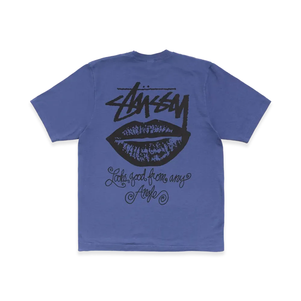 Stussy Any Angle Tee Pigment Dyed "Indigo"