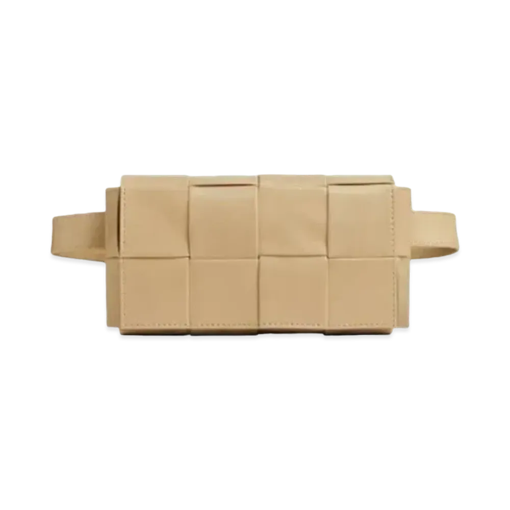 Bottega Veneta Cassette Waist Bag "Porridge"