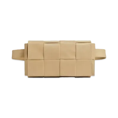 Bottega Veneta Cassette Waist Bag "Porridge"