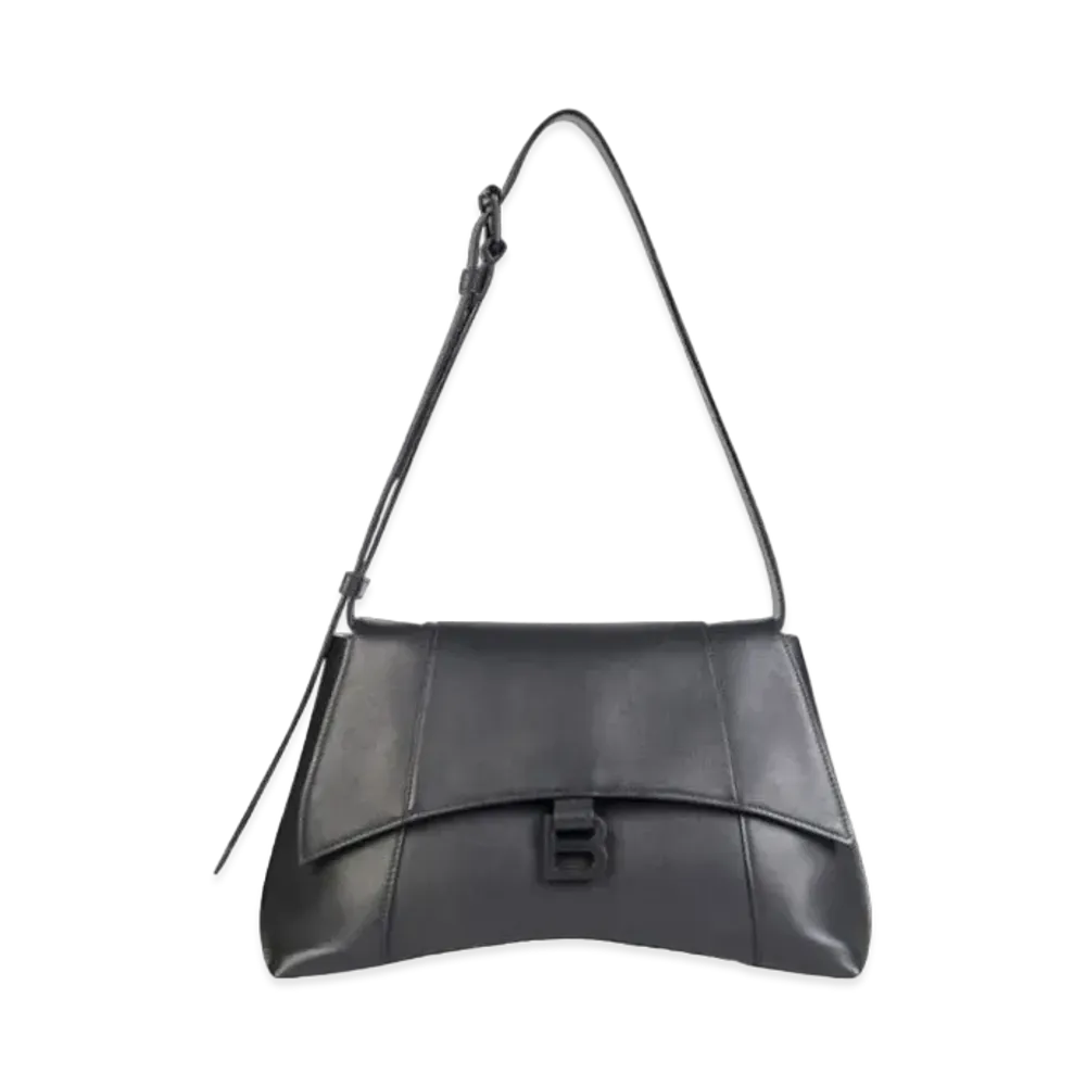 BALENCIAGA Downtown Small Shoulder Bag "Black"