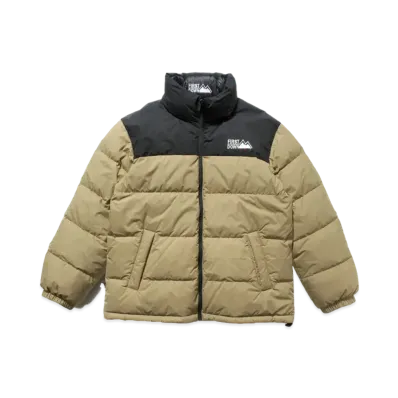 FIRST DOWN REVERSIBLE DOWN JACKET "Champagne Beige/Black"