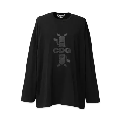 Comme des Garcons Pokemon Oversized Long Sleeved T-Shirt "Black"