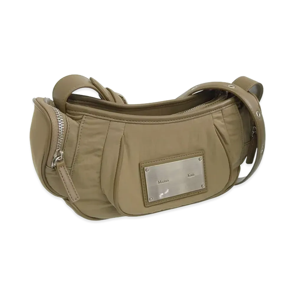 Matin Kim Madeleine Round Bag "Light Khaki"