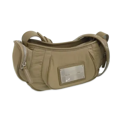 Matin Kim Madeleine Round Bag "Light Khaki"