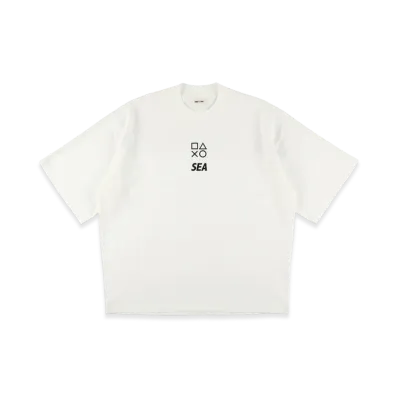 WIND AND SEA x Playstation Back Panel Tee "White"