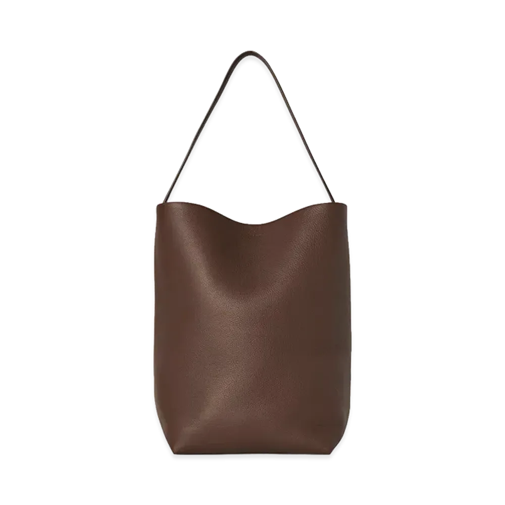 The Row Women's Large N/S Park Tote Leather Bag "Dark Olive"