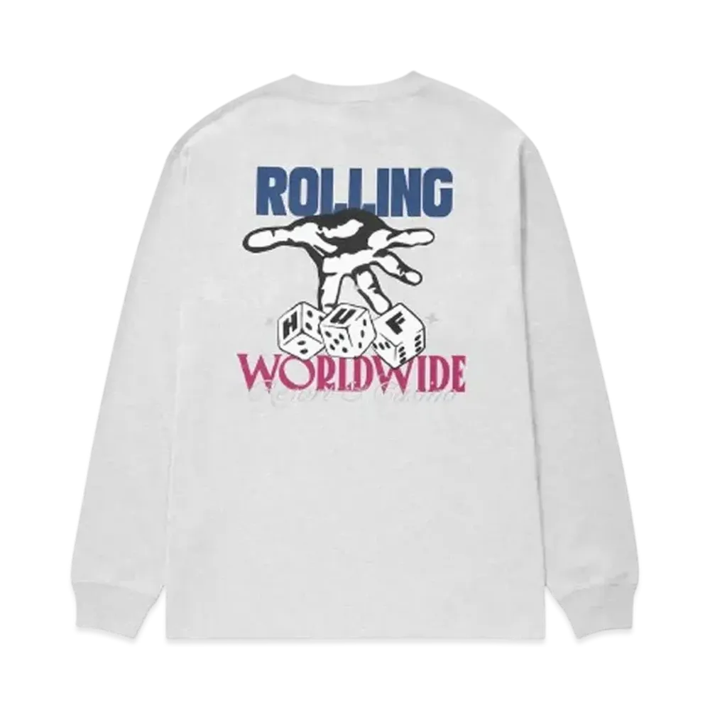 HUF Casino Collection High Rollers LS Tee "Ash Gray"