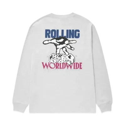 HUF Casino Collection High Rollers LS Tee "Ash Gray"