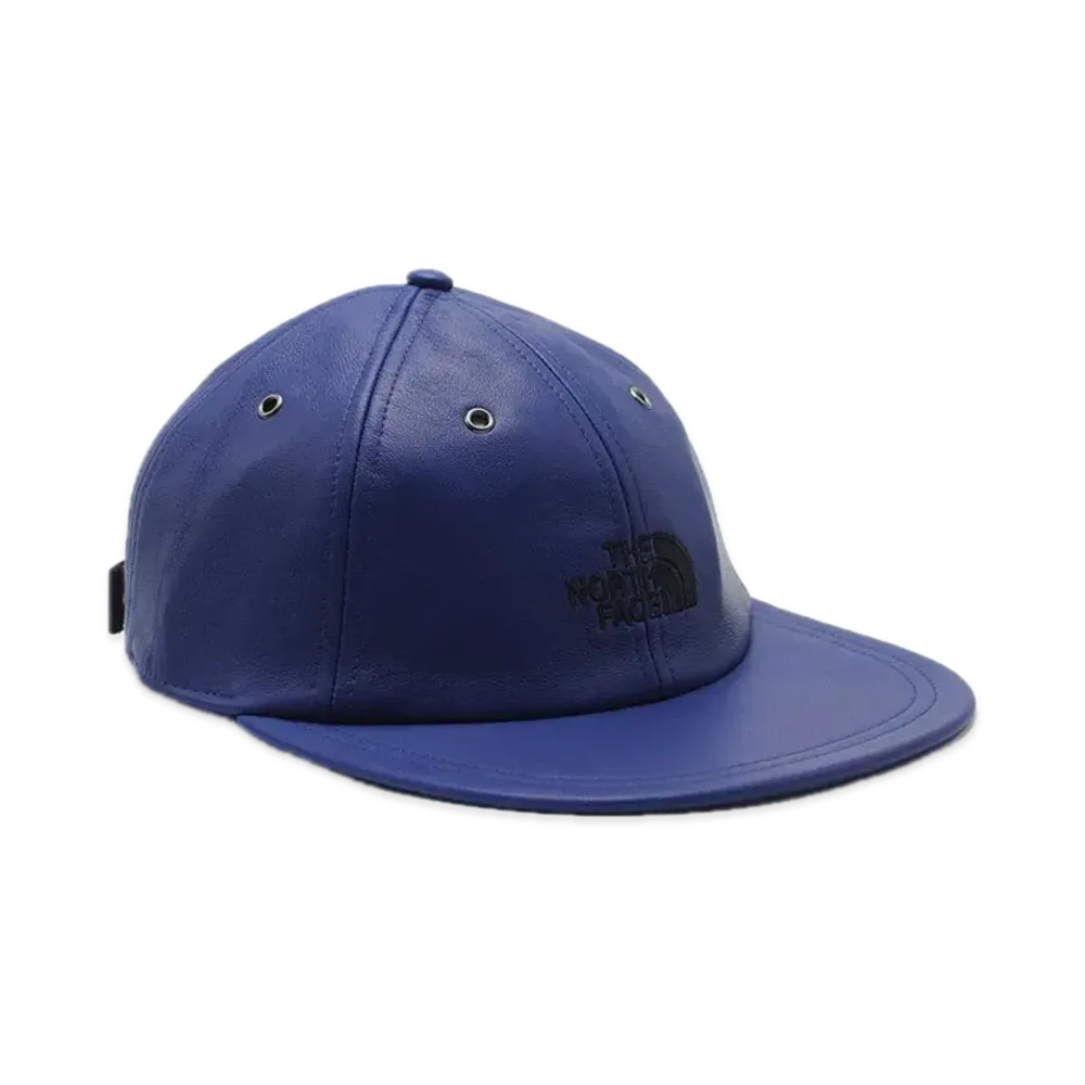 Supreme x The North Face Leather 6-Panel Hat "Purple"