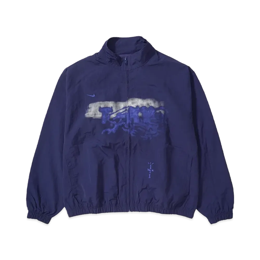 Travis Scott Cactus Jack x Fragment x Nike Tokyo Windbreaker Zip Jacket "Navy"