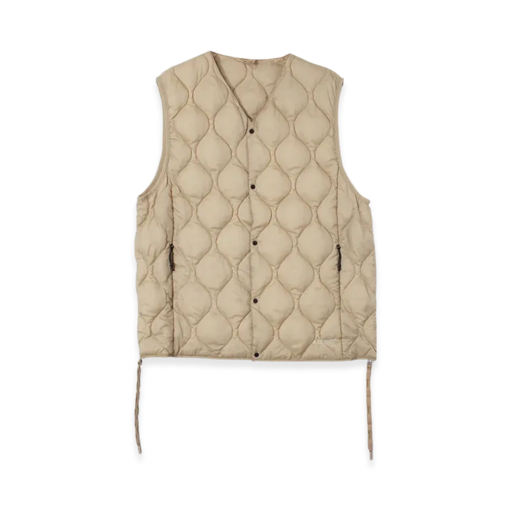 F/CE. 24-Taion By F/CE. Packable Down Vest "Beige"