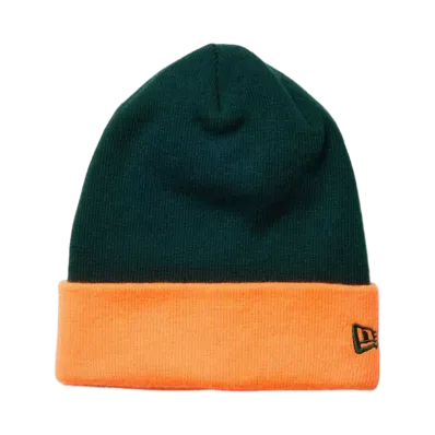 NEW ERA Powered by GORO NAKATSUGAWA (MIN-NANO) Basic Cuff Knit "British Green/Neon Orange"