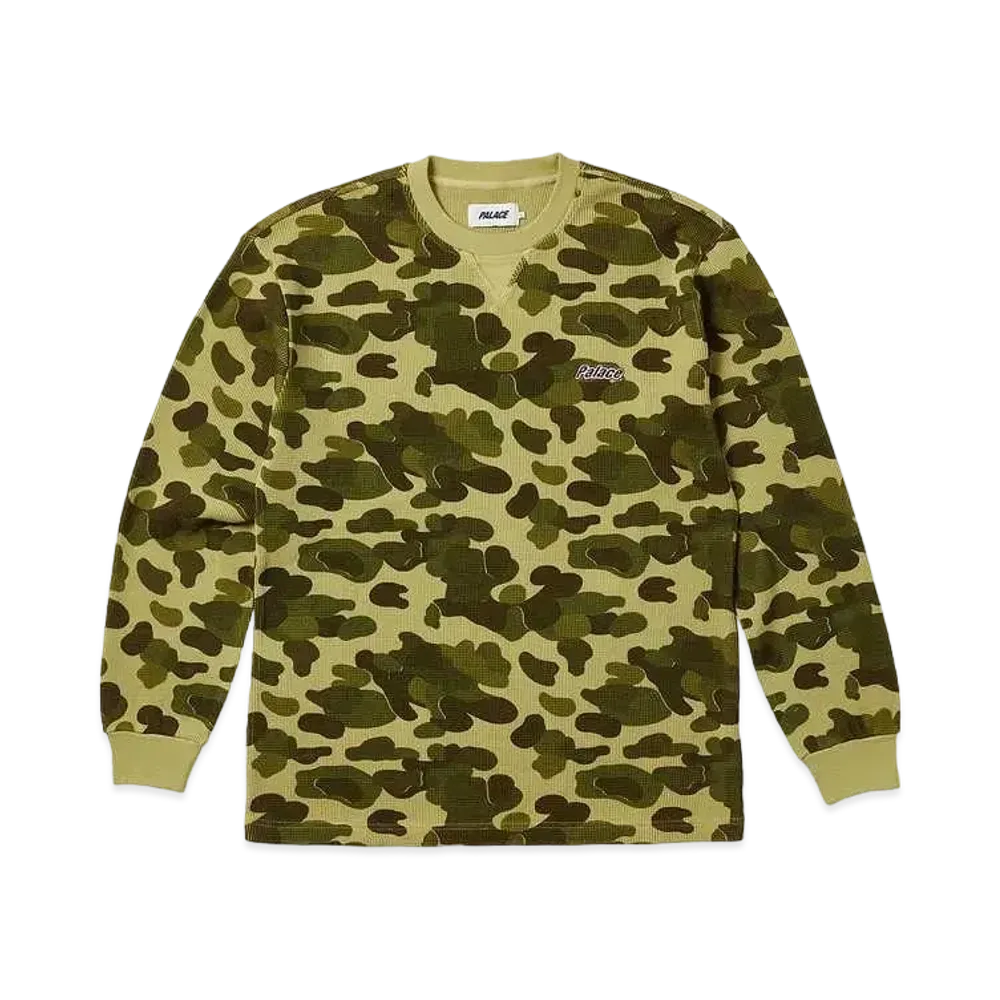 PALACE Waffle Longsleeve "Duck Camo"
