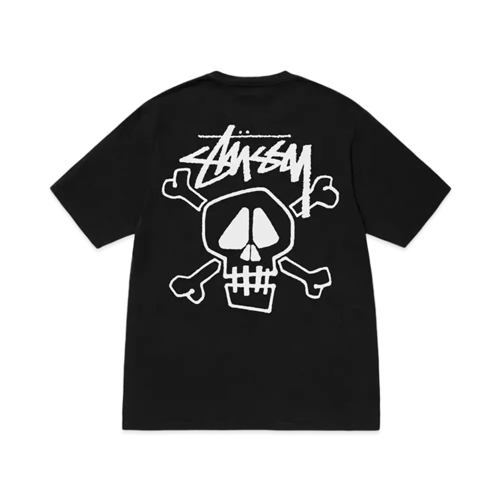 Stussy Skull & Bones Tee Pigment Dyed "Black"