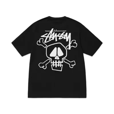 Stussy Skull & Bones Tee Pigment Dyed "Black"