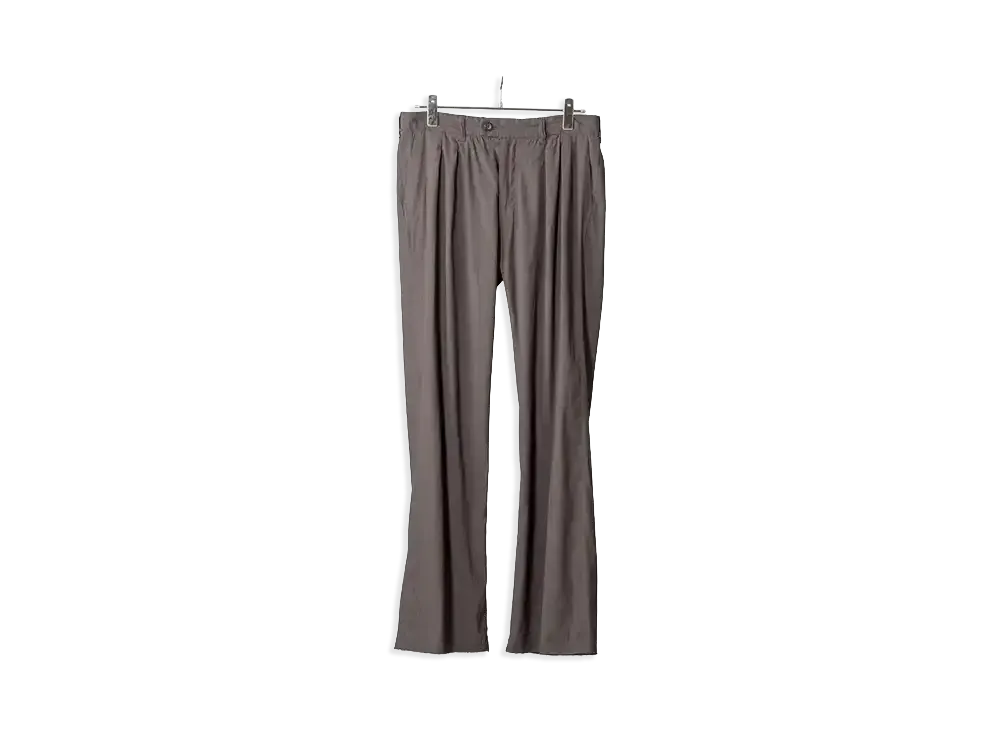 ANCELLM L/R Shoe Cut Slacks "Brown"