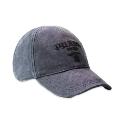 PRADA Canvas Baseball Cap "Navy"