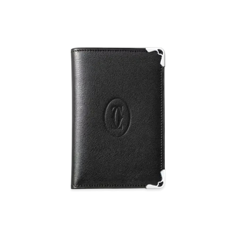 Cartier 4-Credit Card Holder, Must de Cartier "Black"