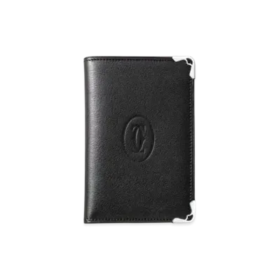 Cartier 4-Credit Card Holder, Must de Cartier "Black"