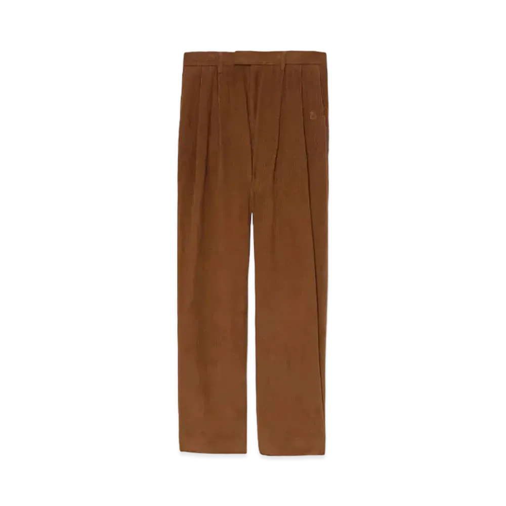 A BATHING APE Bape Black Corduroy Pants "Beige"