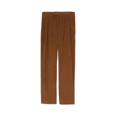 A BATHING APE Bape Black Corduroy Pants "Beige"