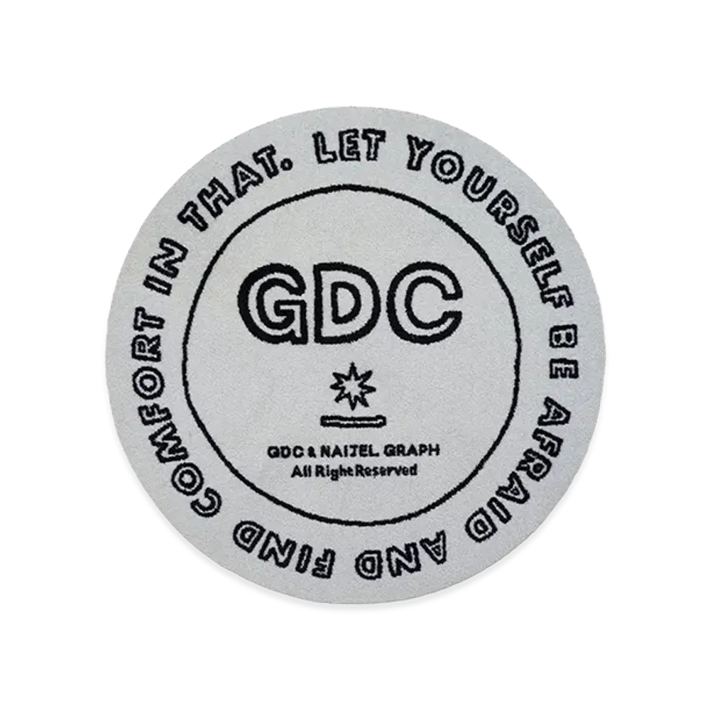 GDC x NAIJEL GRAPH Logo Rug "White"