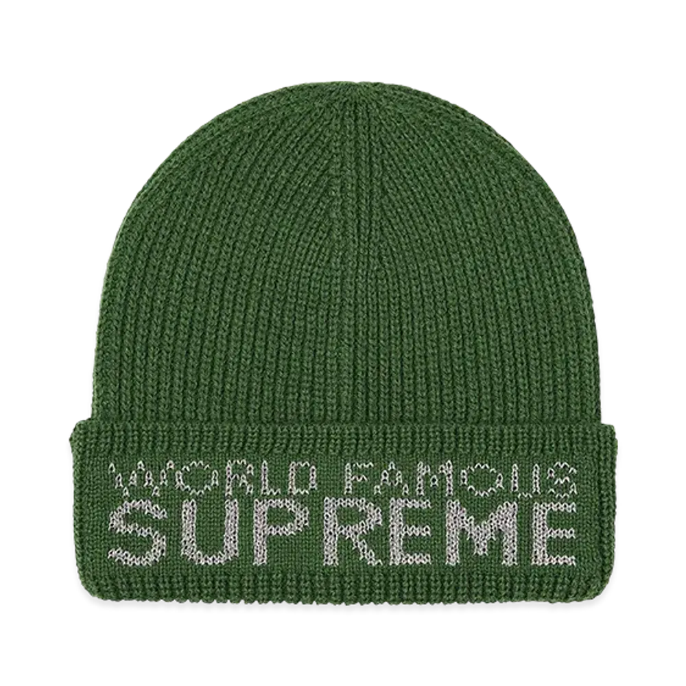 Supreme World Famous Beanie "Dark Green"