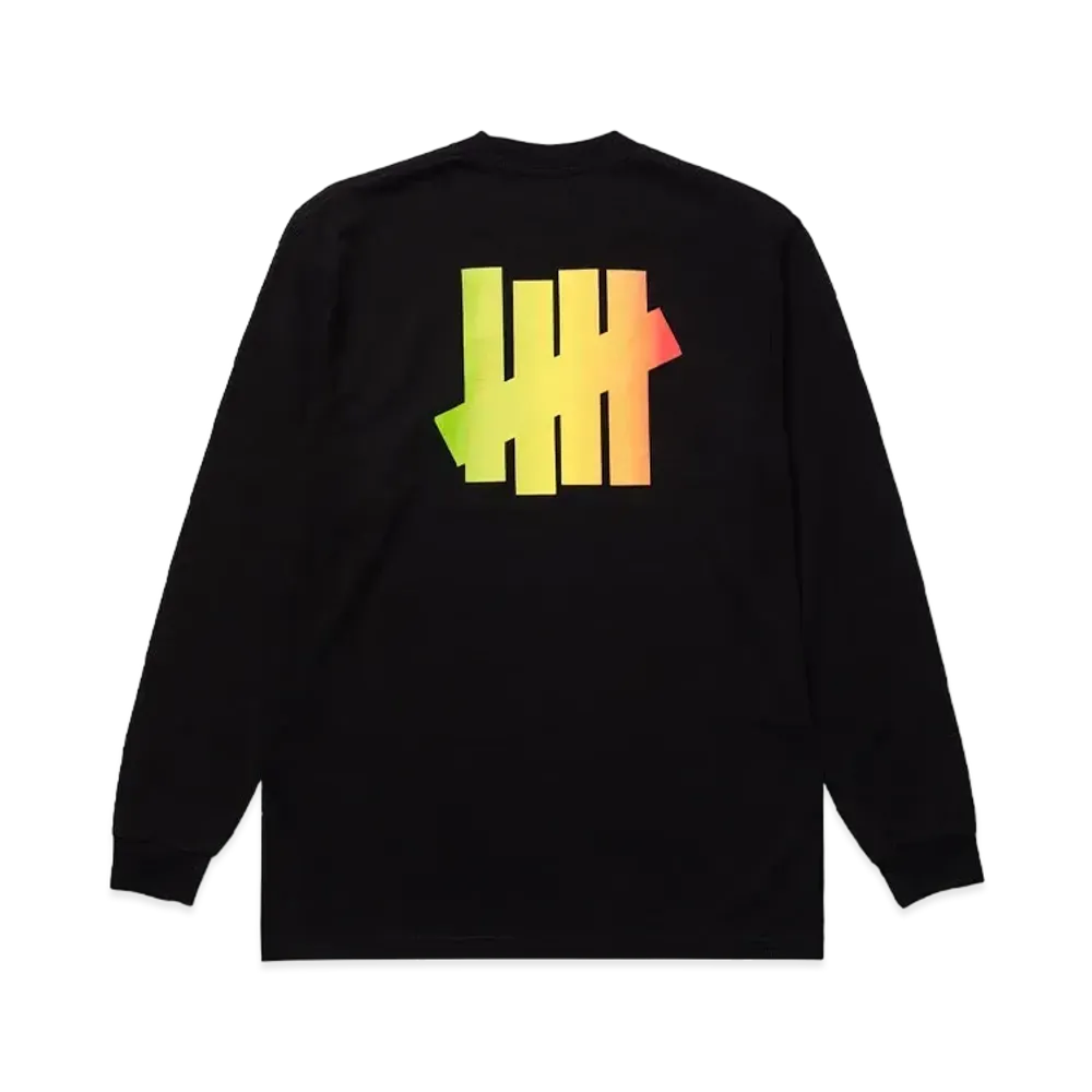 UNDEFEATED GRADIENT ICON L/S TEE - 80266 "Black"