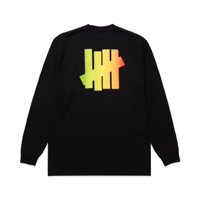 UNDEFEATED GRADIENT ICON L/S TEE - 80266 "Black"