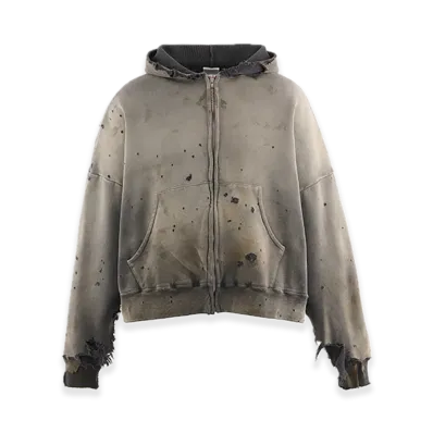 SAINT Mxxxxxx Zip Hoodie/Double Face "Black"