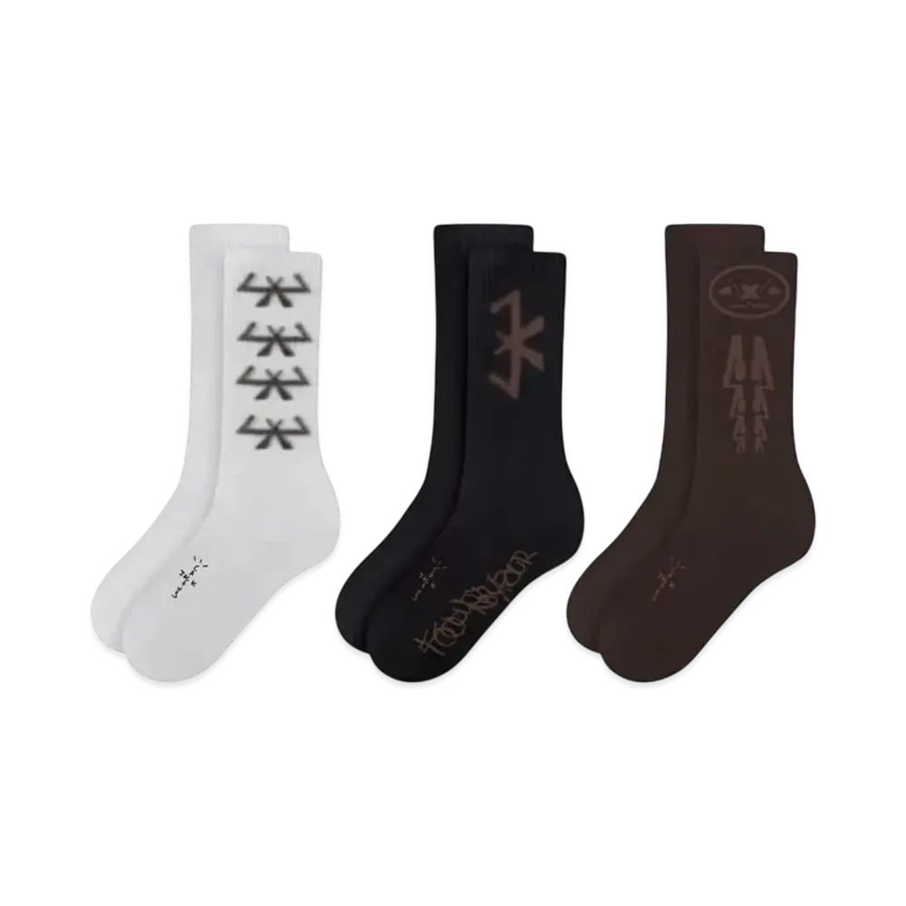 Travis Scott Cactus Jack 4X4 Sock Pack "Multi"