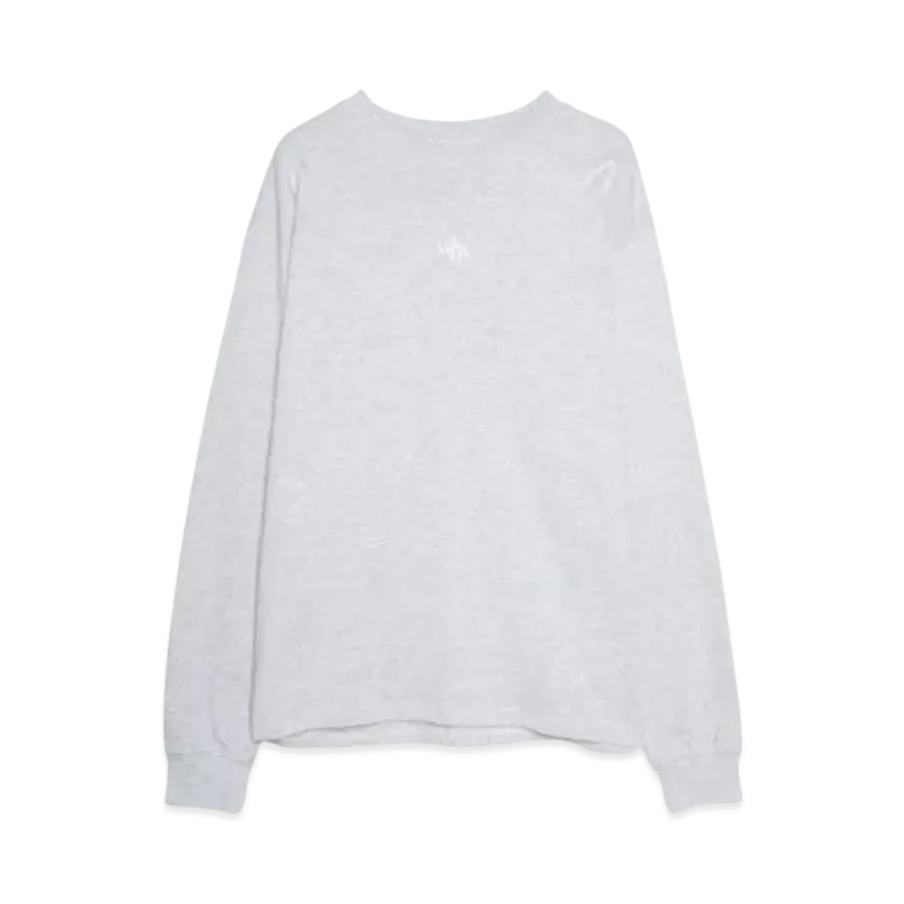 Walk In Paris Signature long sleeves grey tee "GREY"