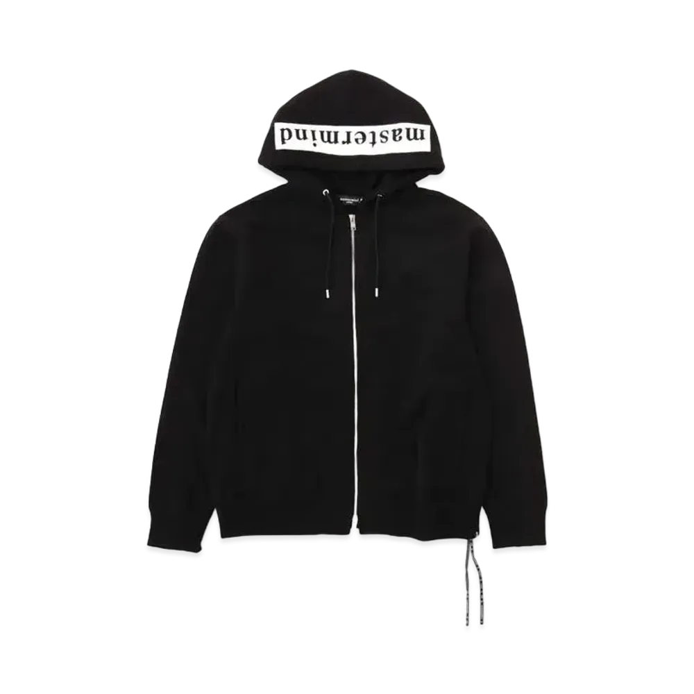 mastermind JAPAN Monogram Foam Print Z U Hoodie "Black"