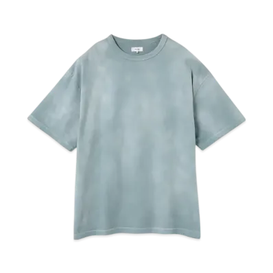 BEAMS Loose Fade Crew Neck T-Shirt "Stone"