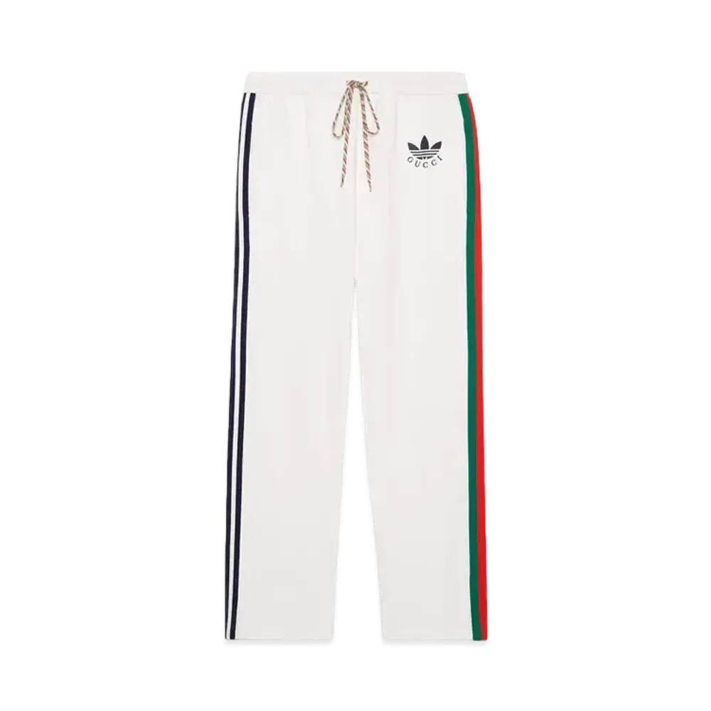 adidas x GUCCI Cotton Track Bottoms "Ivory"
