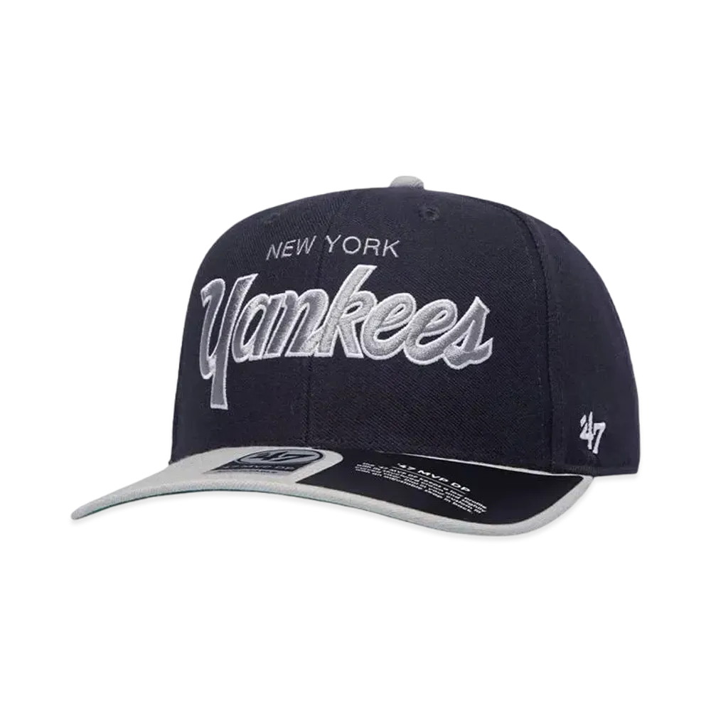 '47 YANKEES REPLICA SCRIPT MVP DP "Navy"