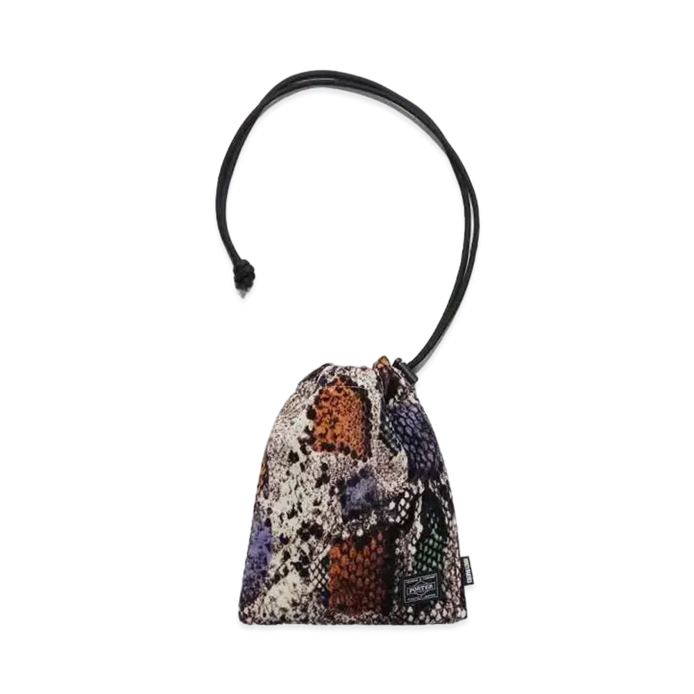 WACKO MARIA PORTER / Velvet Shoulder Pouch "Python"