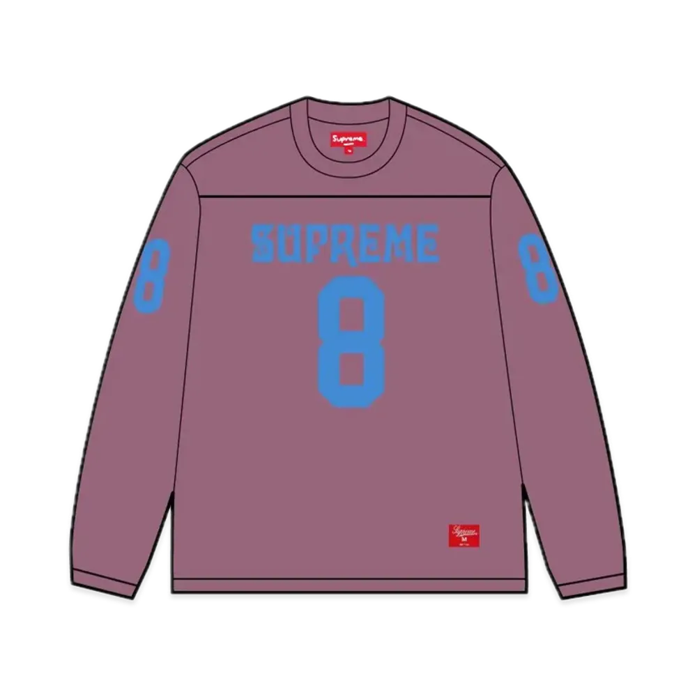 Supreme Affiliated L/S Football Top "Dusty Purple"