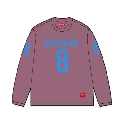 Supreme Affiliated L/S Football Top "Dusty Purple"