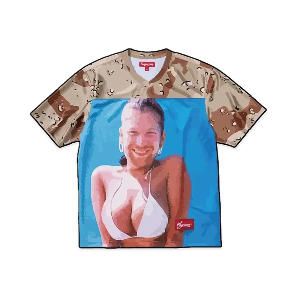 Supreme x Aphex Twin Football Jersey "Desert Camo"