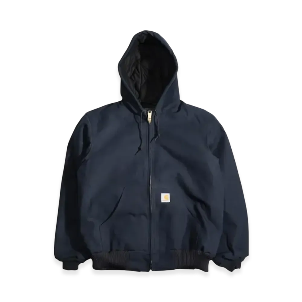 Carhartt WIP Duck Active Jacket With Quilted Flannel Lining "Dark Navy"