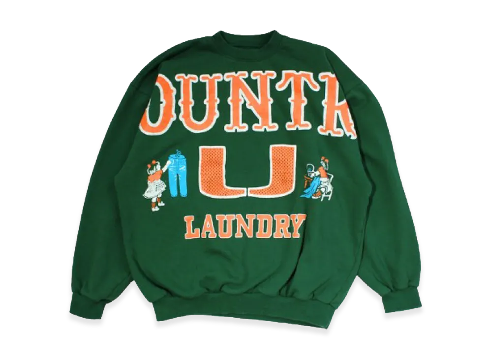 KAPITAL 30/- Fleece Big Sweatshirt (BIG KOUNTRY) KAPITAL 30/- Fleece Big Sweatshirt (BIG KOUNTRY)