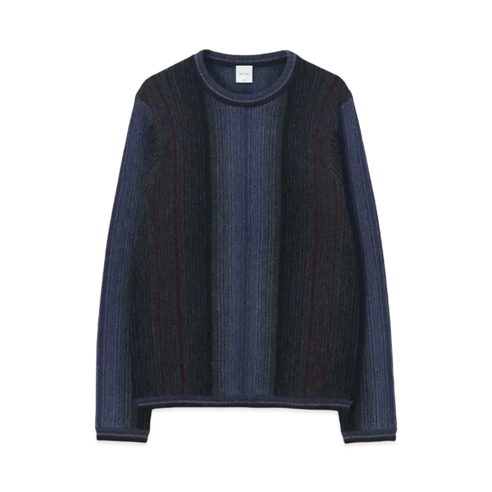 Paul Smith Gradient Stripe Knit "ChacoalGray"