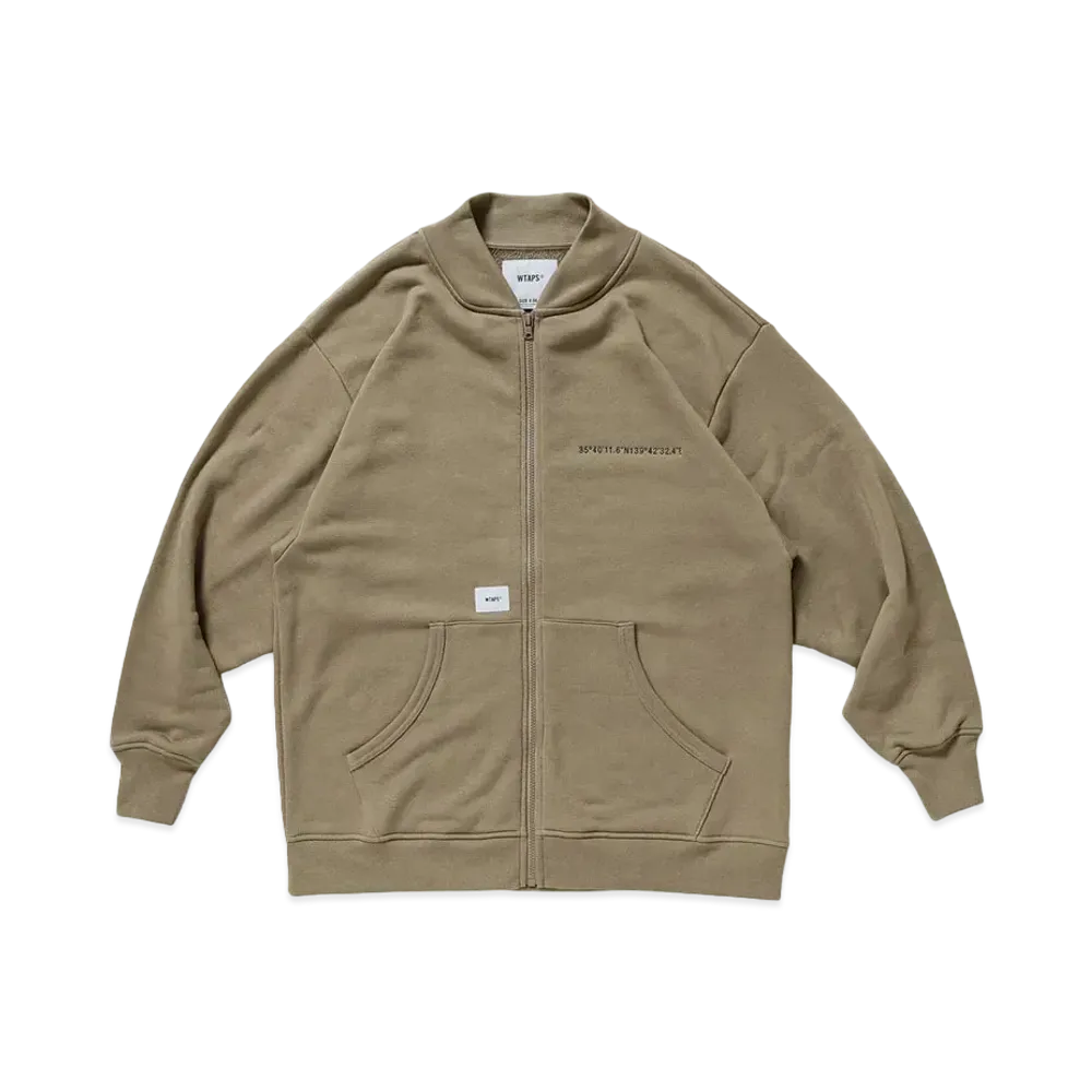 WTAPS Gps / Zip Cardigan / Cotton "Coyote Brown"