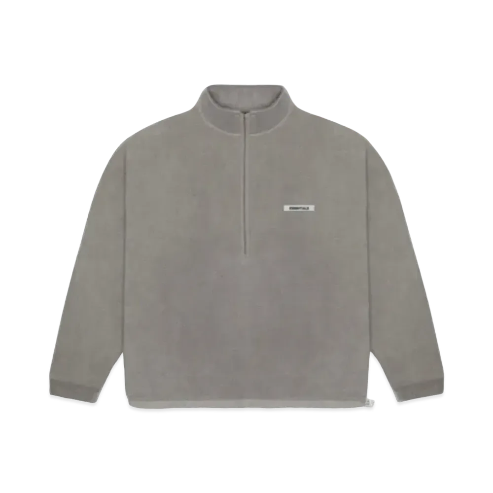 FEAR OF GOD ESSENTIALS Polar Fleece Half-Zip Sweater "Grey"