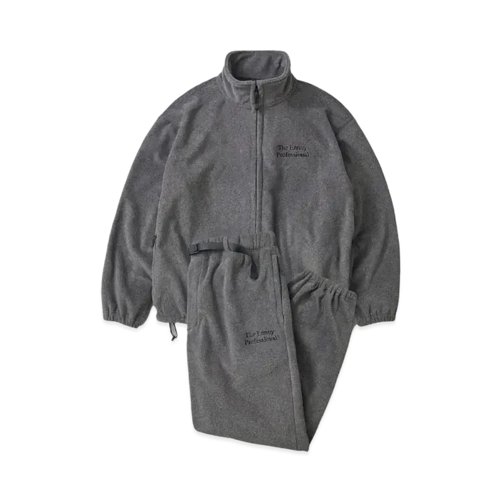 ENNOY 24AW Polartec Fleece Set Up "Charcoal Gray"