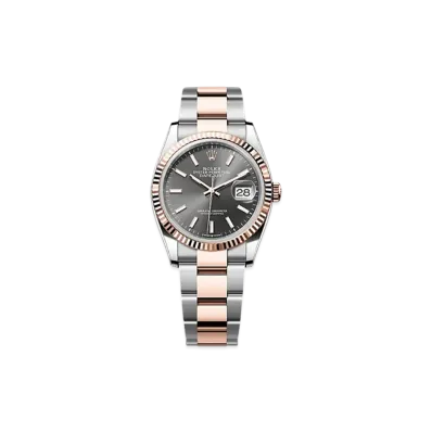 ROLEX Datejust 36 Oystersteel & Everose Gold "Grey"