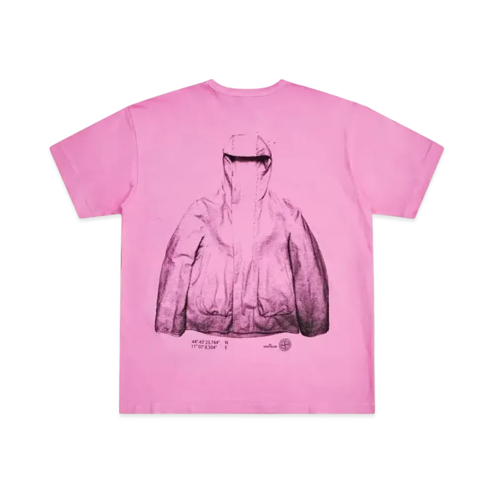 Dover Street Market London x Stone Island 20th Anniversary Tee "Pink"